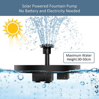 WildHotDeals Economical Solar Powered Fountain FOR Garden/pool Decoration