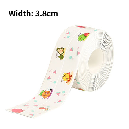 Pitaya 1 / 320cm / 3.2M WildHotDeals Painted Waterproof Sealer Tape For Kitchen/Bathroom Edges