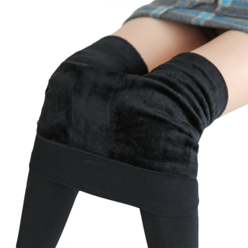 Black / S WildHotDeals ColdProof Cashmere Legging for Winter