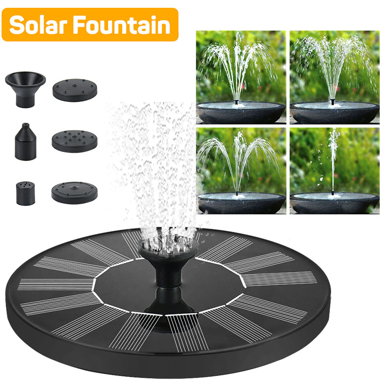 WildHotDeals Economical Solar Powered Fountain FOR Garden/pool Decoration