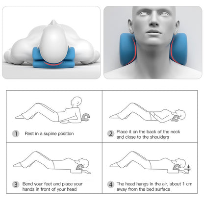 WildHotDeals PERMANENT Medical Neck Shoulders PAIN Relaxer PILLOW