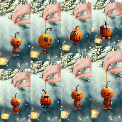 Cute Pumpkin Halloween Pendant for Decor